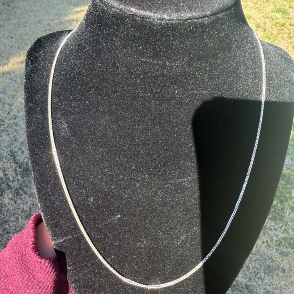 925 Sterling Silver Made In Italy Chain